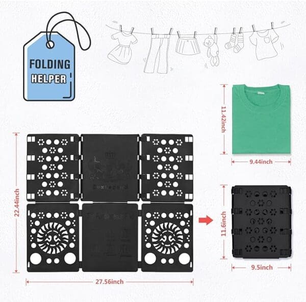 A set of four folding boards with instructions.